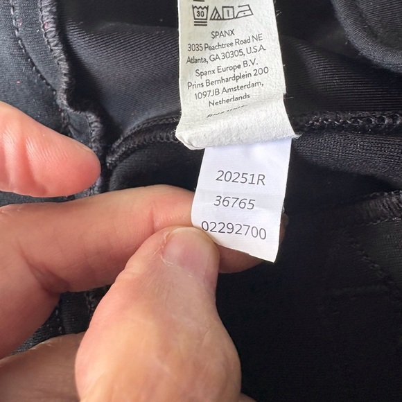 Spanx The Perfect Pant Ankle Back Seam Skinny Black Size XL Office Party Casual - Picture 12 of 13